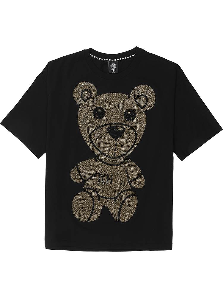 TCH Men's Diamond Bear Short Sleeve Graphic T-Shirt
