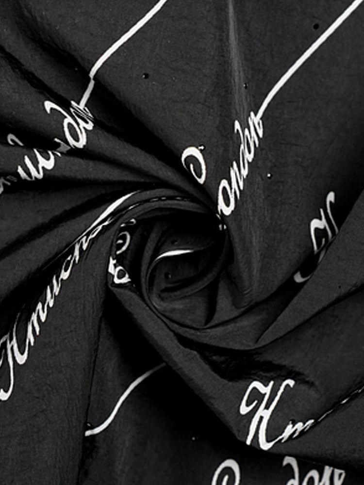 TCH Crystal Logo Embellished T Shirt in Black