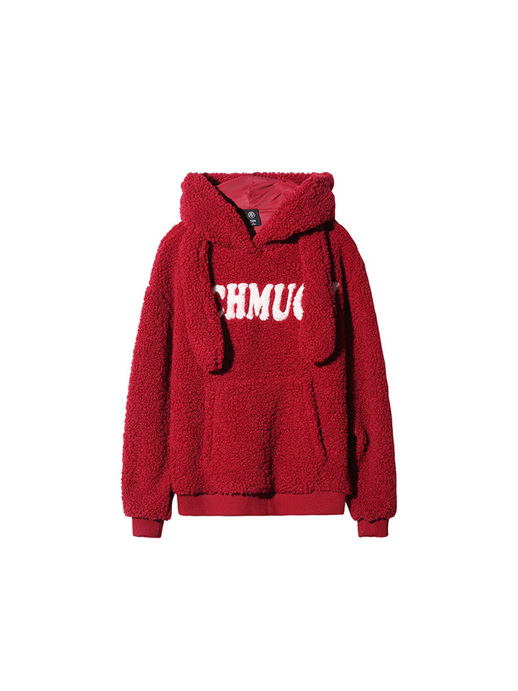 TCH Rhinestone Sherpa Hoodie Sweater