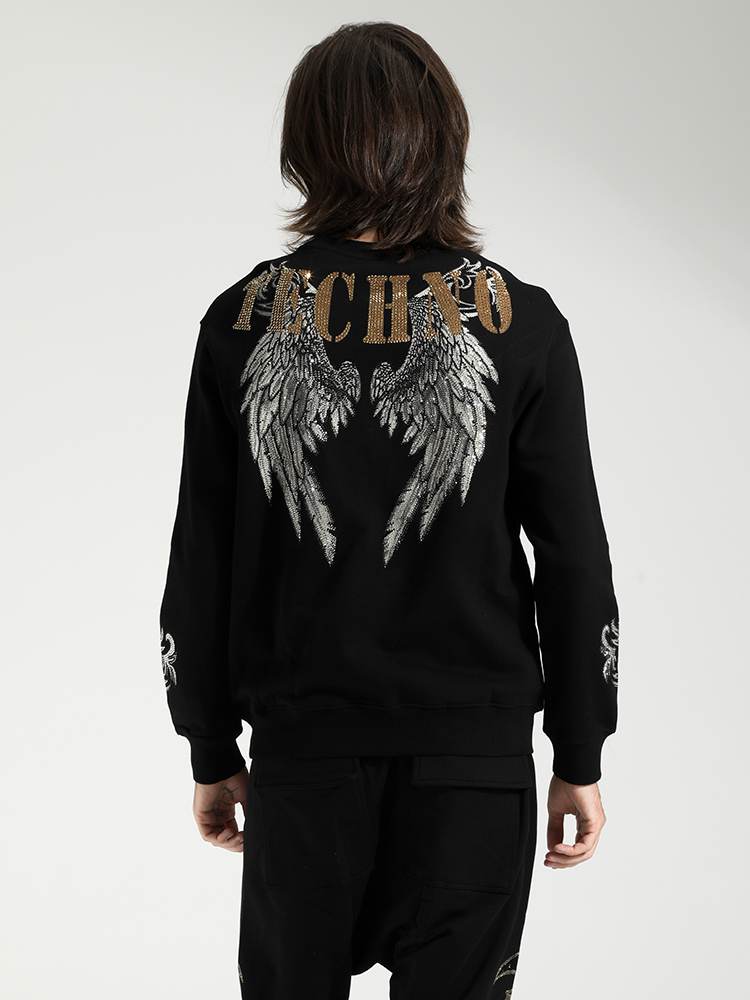TCH Men's Hot Diamond Leopard Wing Sweatshirt