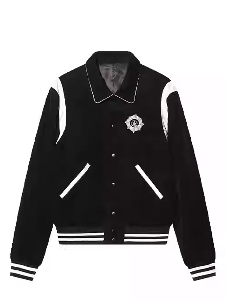 TCH Varsity Striped Bomber Jacket