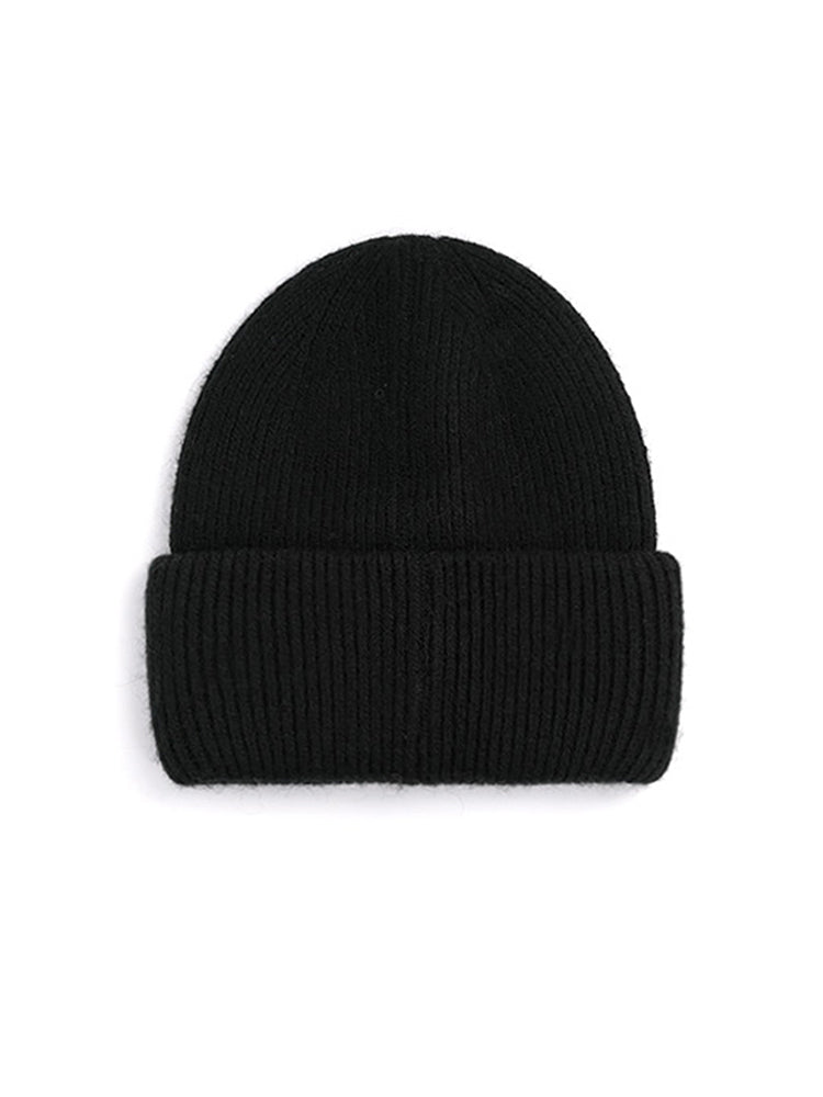 TCH Rhinestone Logo-Print Knit Cuff Beanie