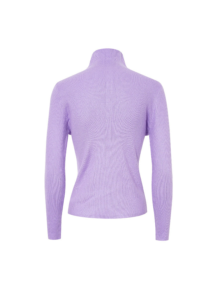 TCH Rhinestone Bow Button Sparkle Knit Top