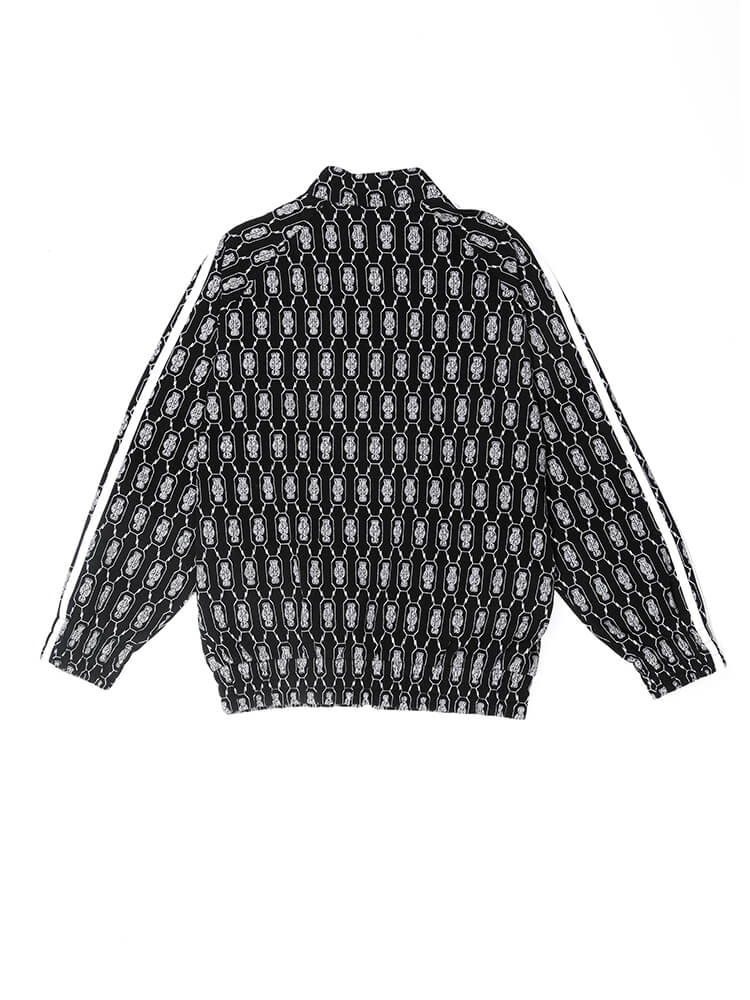 TCH Men's Luxury Diamond Print Zipper Jacket