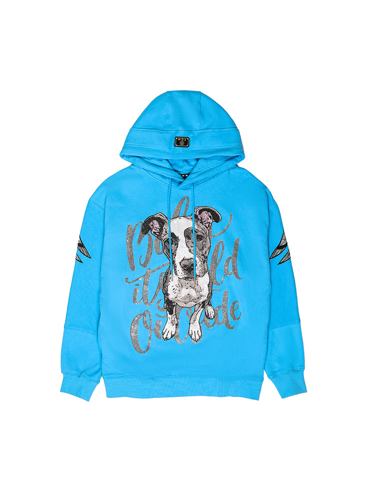 TCH Angel Wings Rhinestone Graphic Hoodie