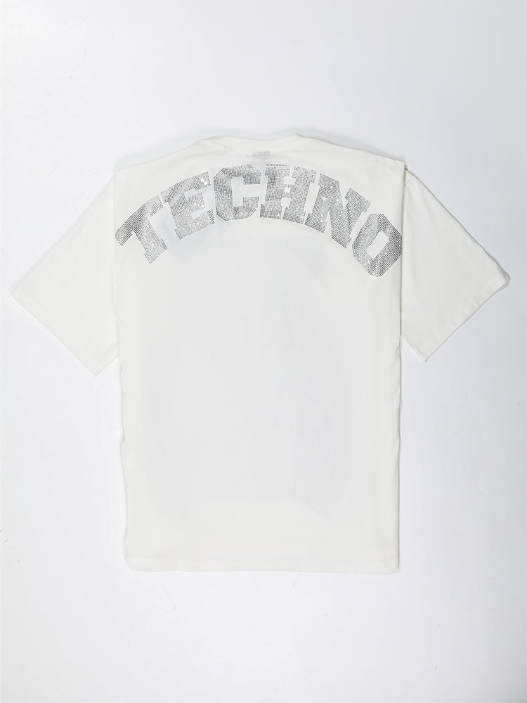 TCH Rhinestones  Casual Teddy Bear T-shirt