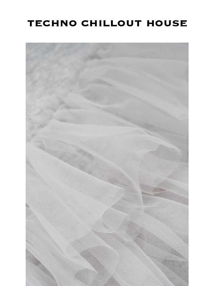 TCH Rhinestone Bunny Oversized Sweatshirt Dress