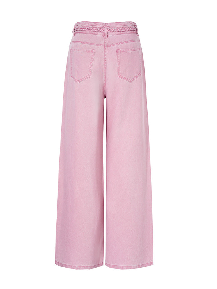 TCH Graphic Rhinestone Colorful Wide Leg Pants