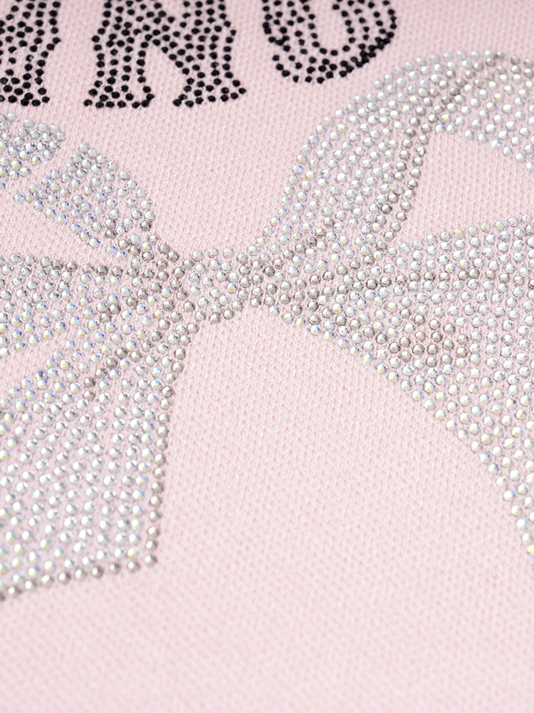 TCH Graphic Rhinestone Macaron Sleeveless Dress