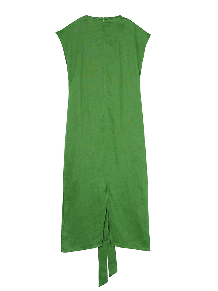 TCH Rhinestone Butterfly Sleeveless Split Dress