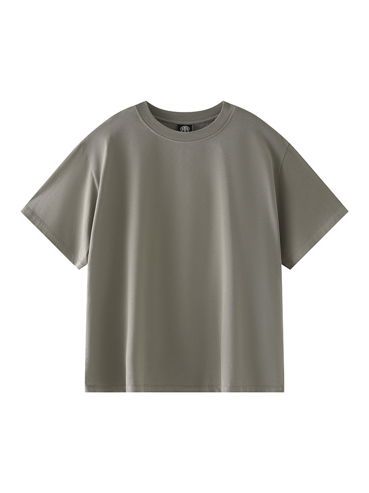 TCH Letter Print Sparkle Cotton T-shirt