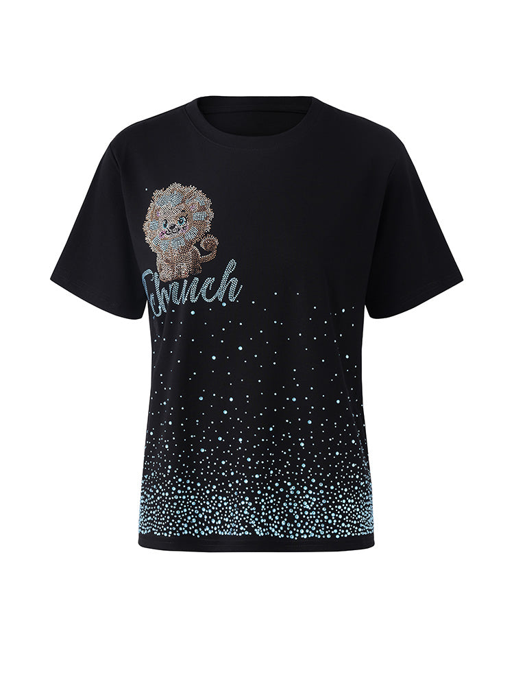 TCH Presale Graphic Rhinestone-Embellished T-Shirt