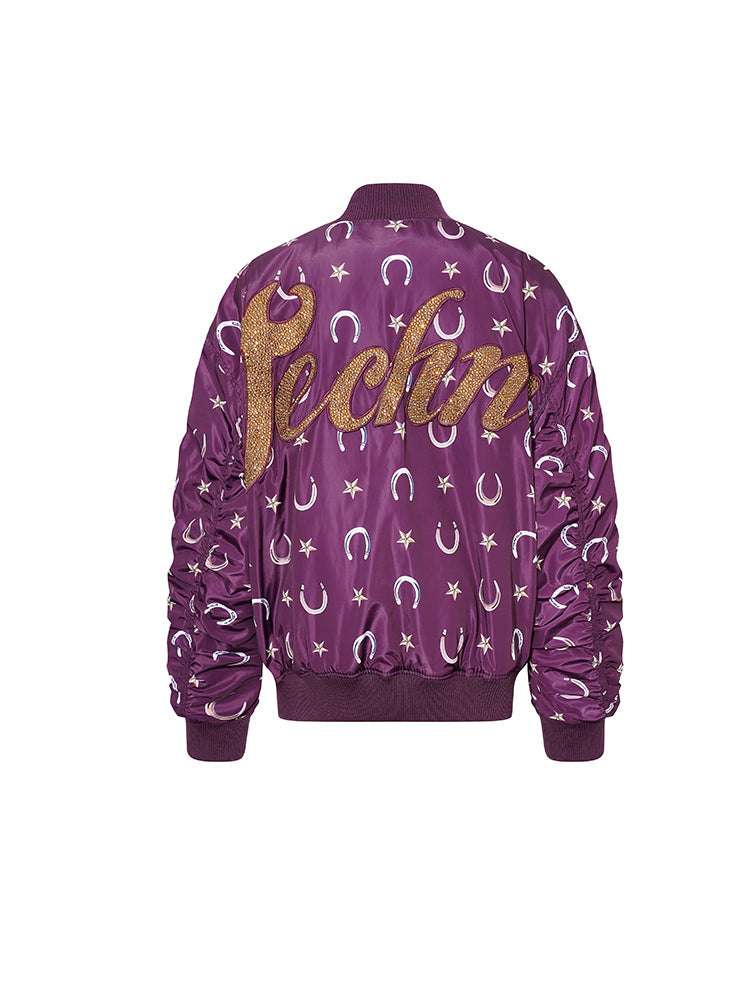 TCH Celestial Horseshoe Bomber Jacket
