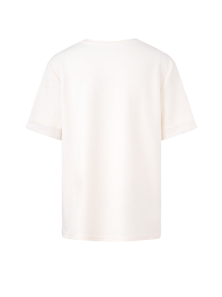 TCH Bow Rhinestone Dragon Embellished T-Shirt