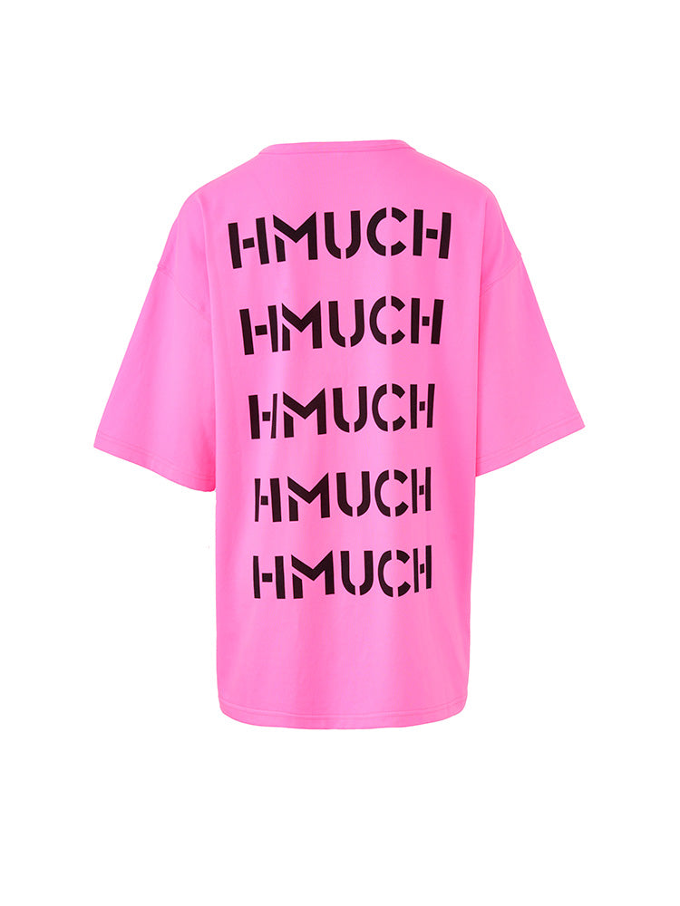 TCH Teddy Bear Graphic Oversized T-shirt in Rose