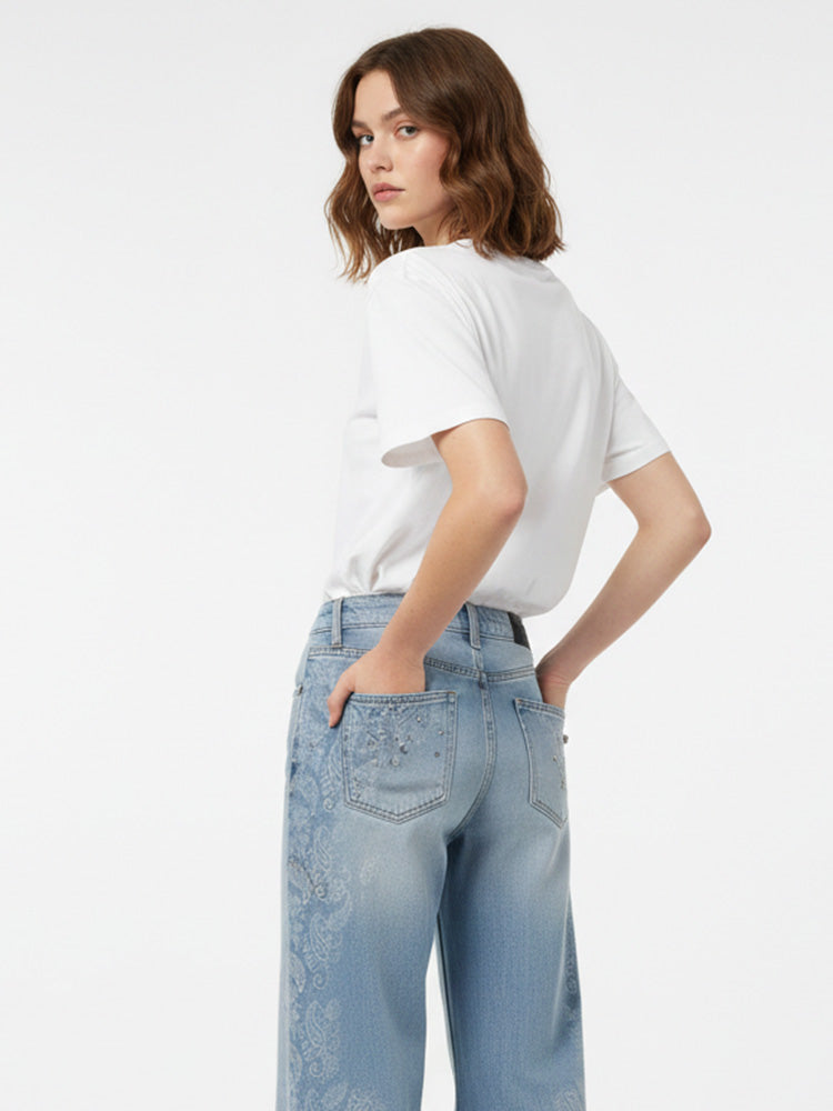 TCH Graphic Print White Cotton Tee