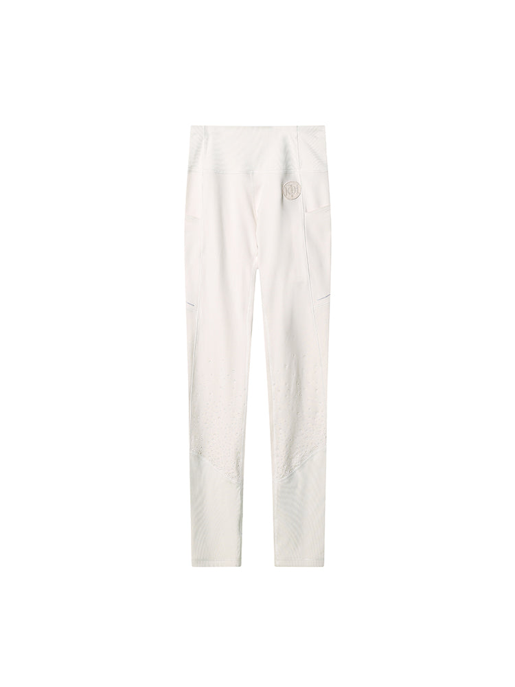 tch-s rhinestone elastic waist leggings white HighEnd Luxury Streetwear Brand Official Showcase