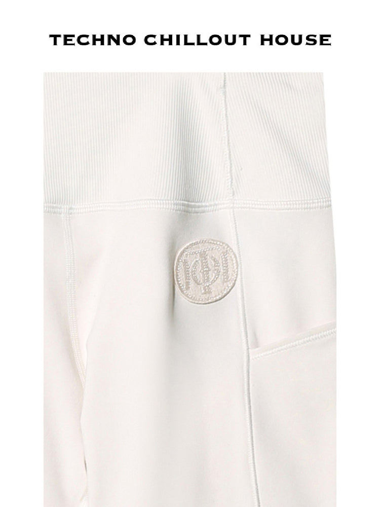 tch-s rhinestone elastic waist leggings white HighEnd Luxury Streetwear Brand Official Showcase