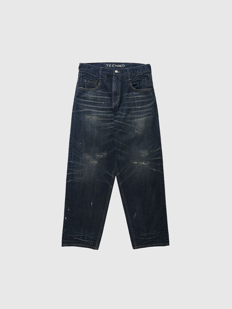 TCH Casual Loose Fit Straight Jeans