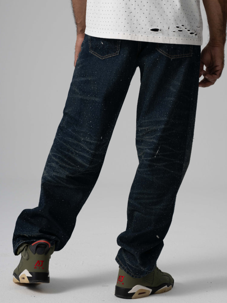 TCH Casual Loose Fit Straight Jeans