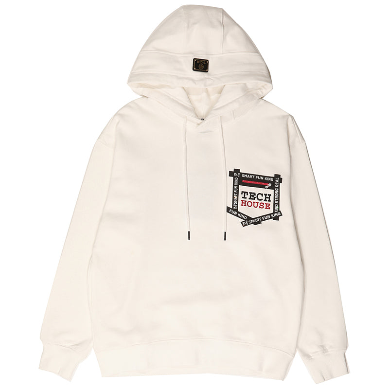 TCH Hooded Loose Long Sleeve Sweatshirt