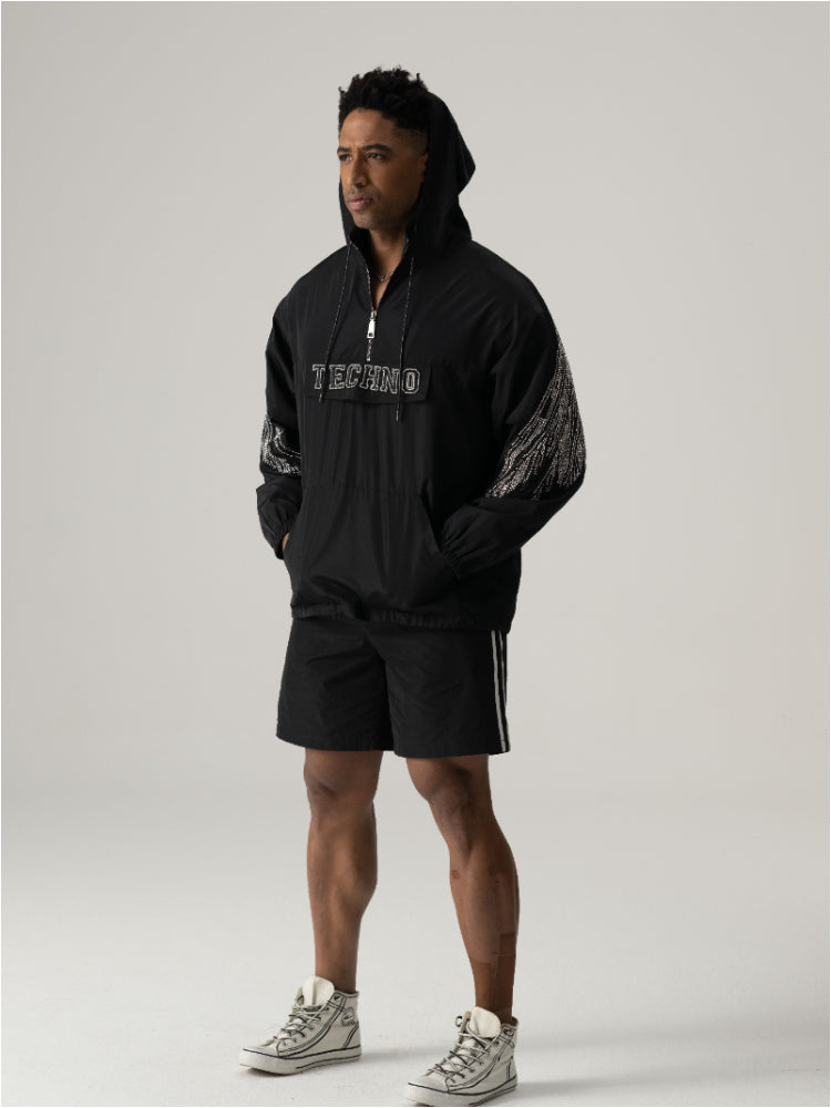 TCH Men's Cut Off Logo Anorak Jacket
