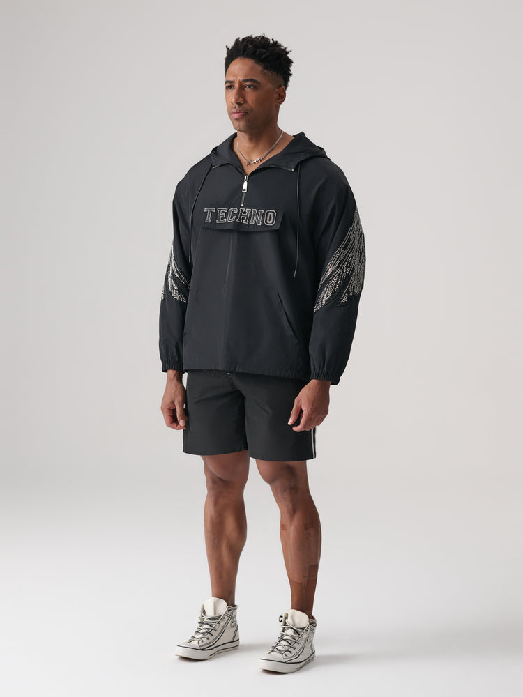TCH Men's Cut Off Logo Anorak Jacket