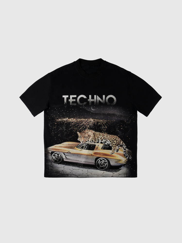 TCH Men's Printed Crew Neck T-Shirt