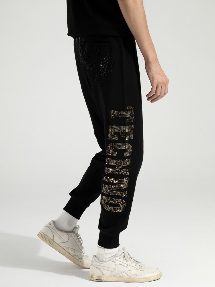 TCH Men's Printed Drawstring Jogger Pants