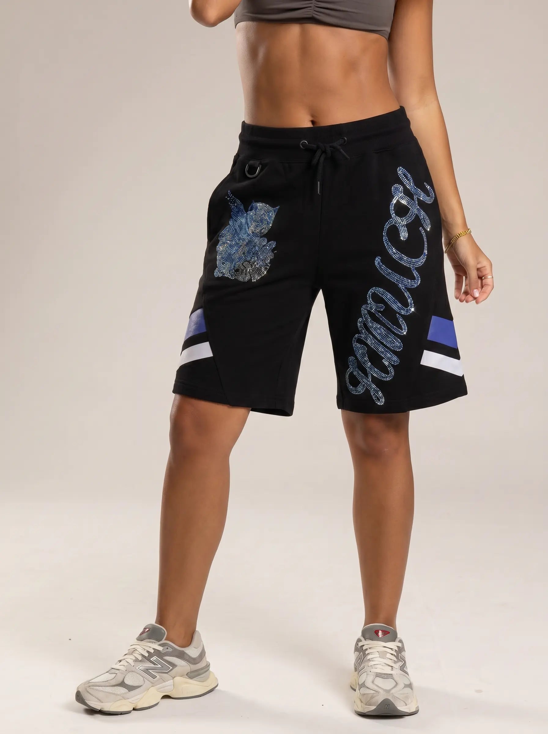 TCH BOYLONDON Rhinestone Butterfly Streetwear Shorts Luxury Streetwear Brand Official Showcase