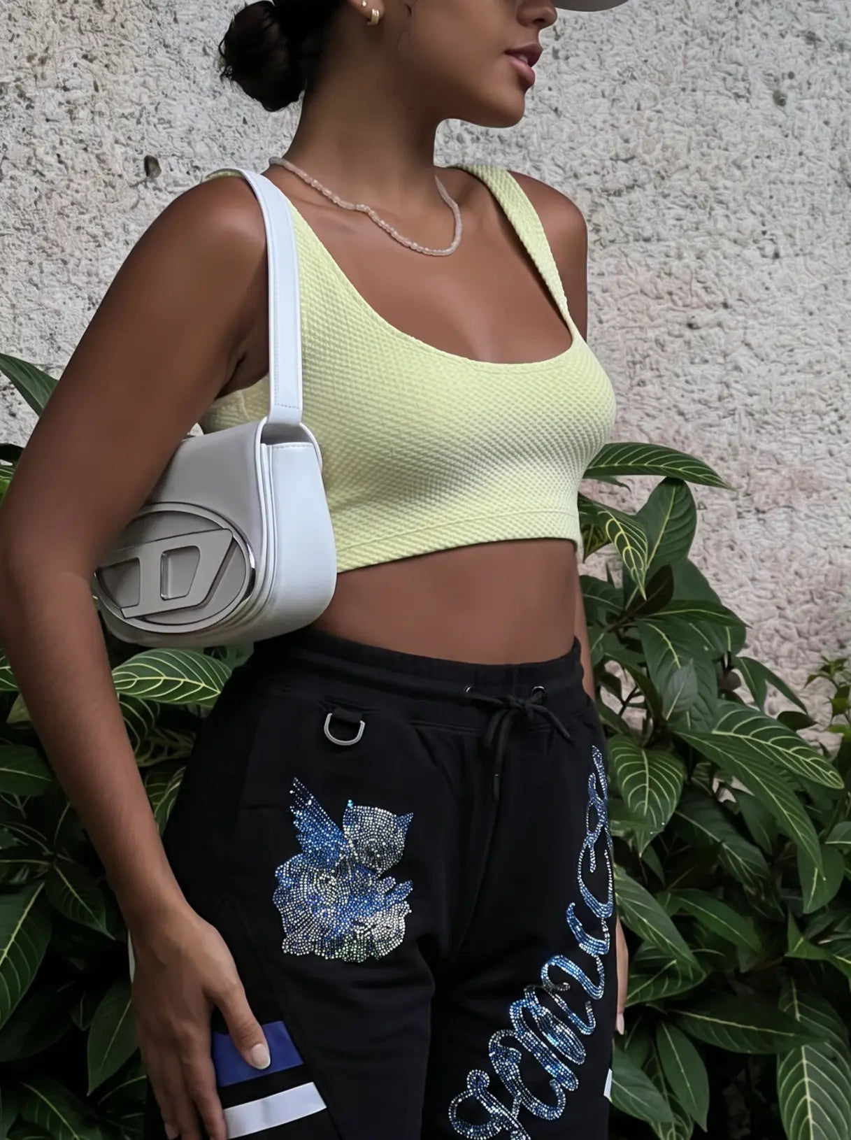 TCH BOYLONDON Rhinestone Butterfly Streetwear Shorts Luxury Streetwear Brand Official Showcase
