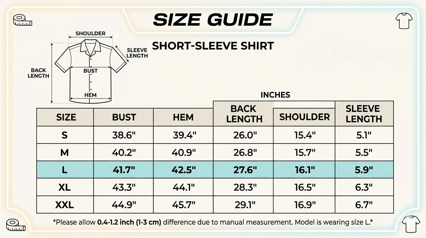 Size guide for short-sleeve shirts with measurements in inches. TCH Black Rhinestone Cartoon Pig Sleeveless Top