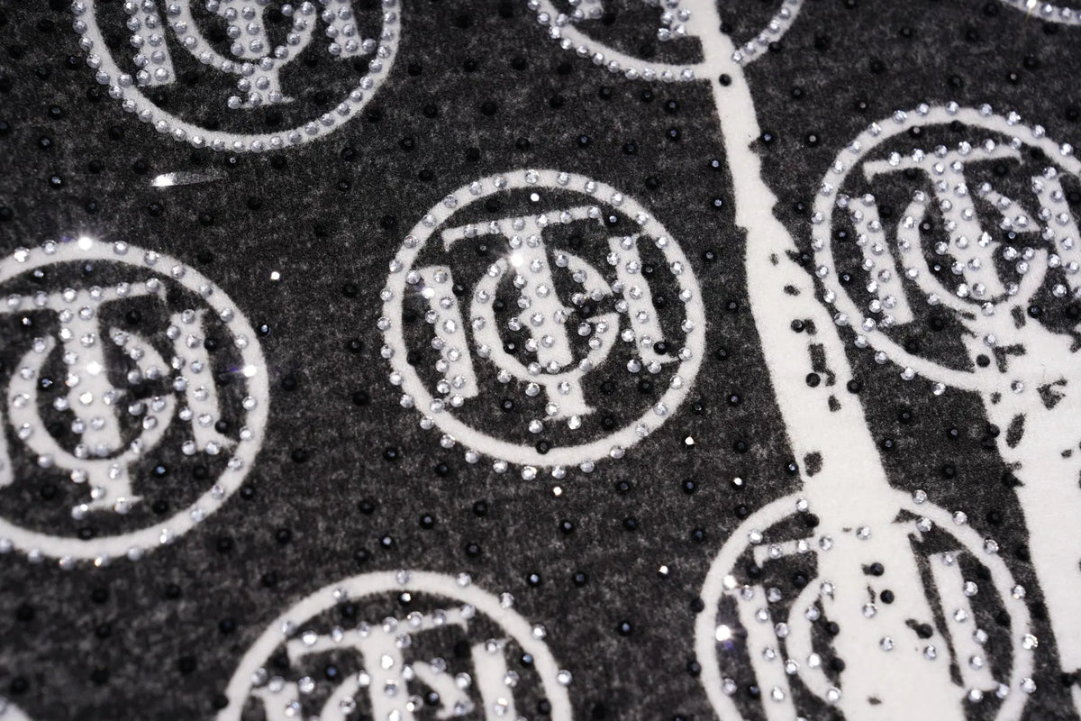 TCH Black & White Abstract Drip Print Sweatshirt Luxury Streetwear Brand Official Showcase
