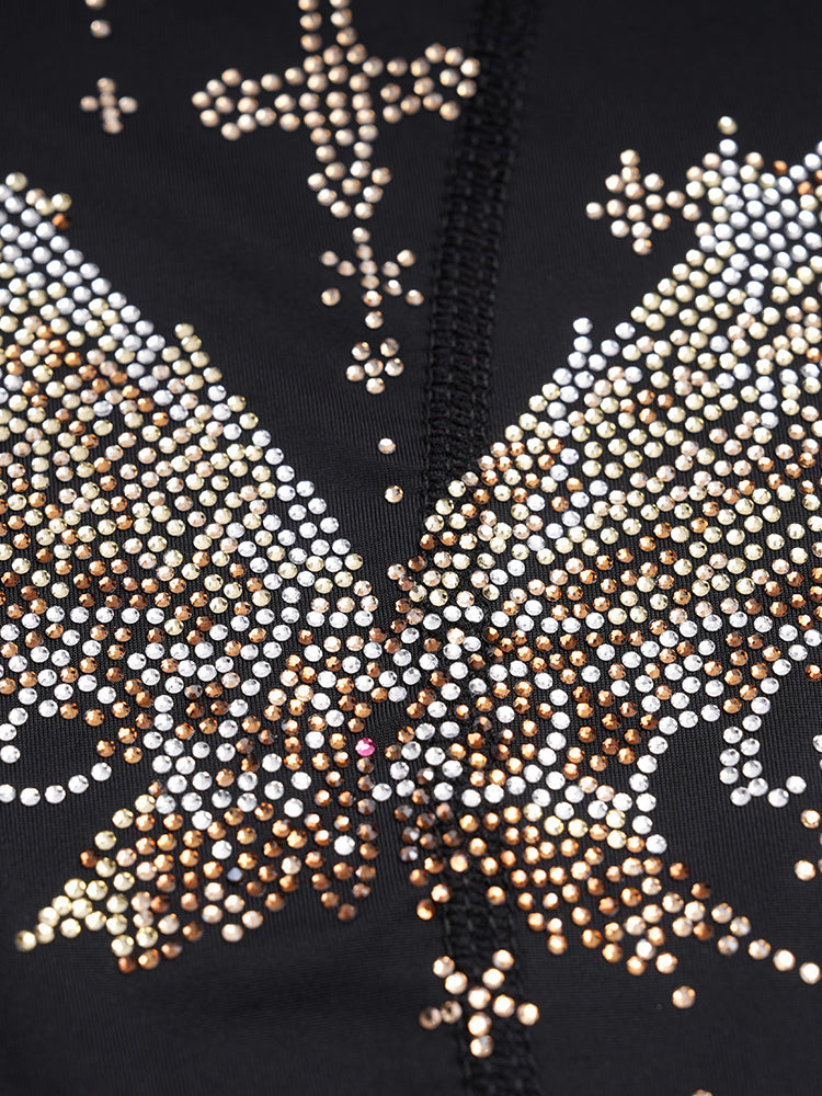 tch butterfly rhinestone graphic sun shirt black HighEnd Luxury Streetwear Brand Official Showcase