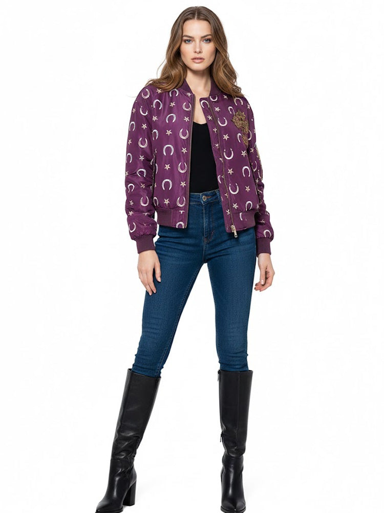 tch celestial horseshoe bomber jacket purple HighEnd Luxury Streetwear Brand Official Showcase
