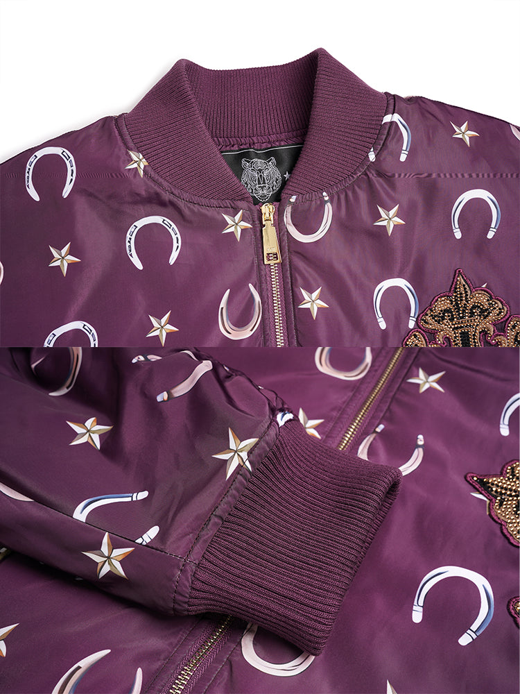 tch celestial horseshoe bomber jacket purple HighEnd Luxury Streetwear Brand Official Showcase