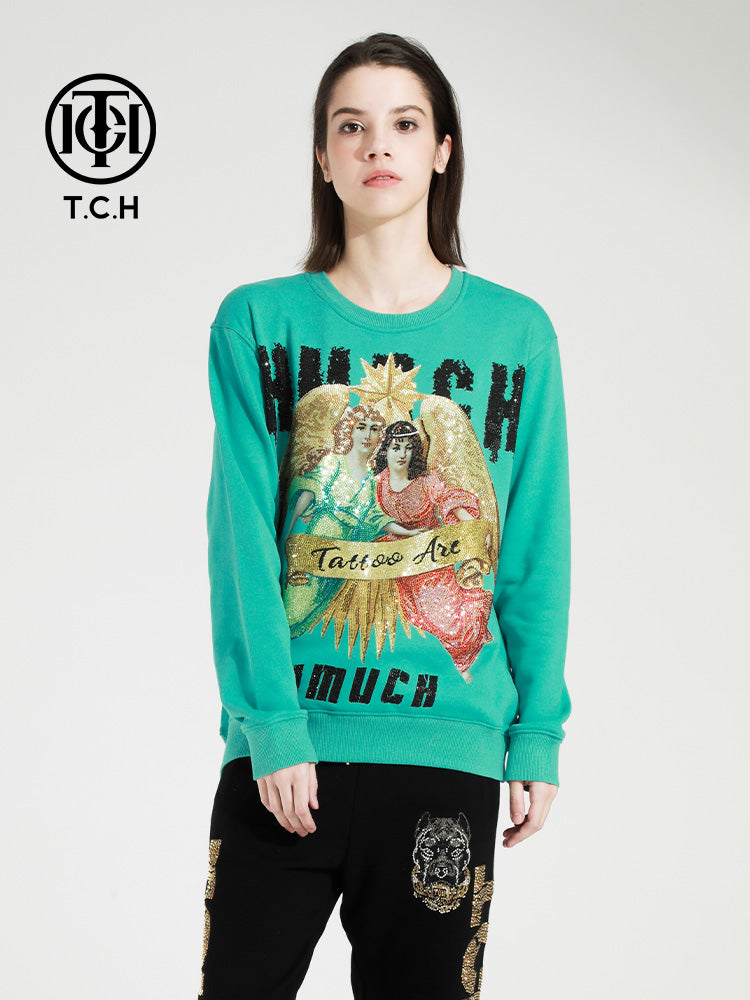 TCH Hot Diamond Casual Graphic Sweatshirt