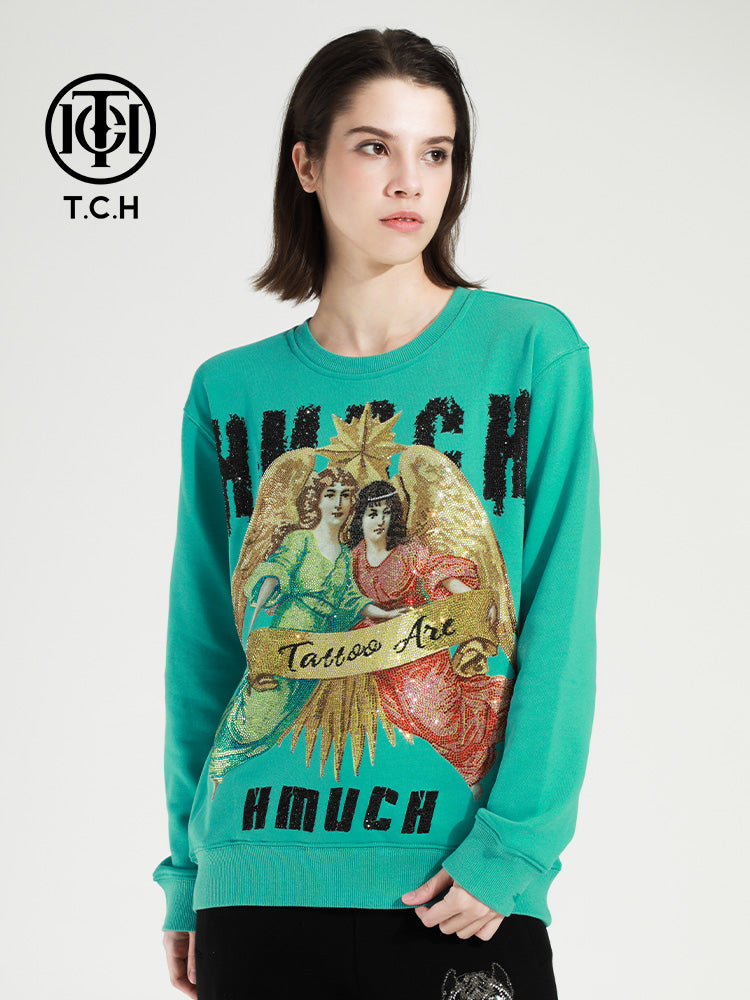 TCH Hot Diamond Casual Graphic Sweatshirt