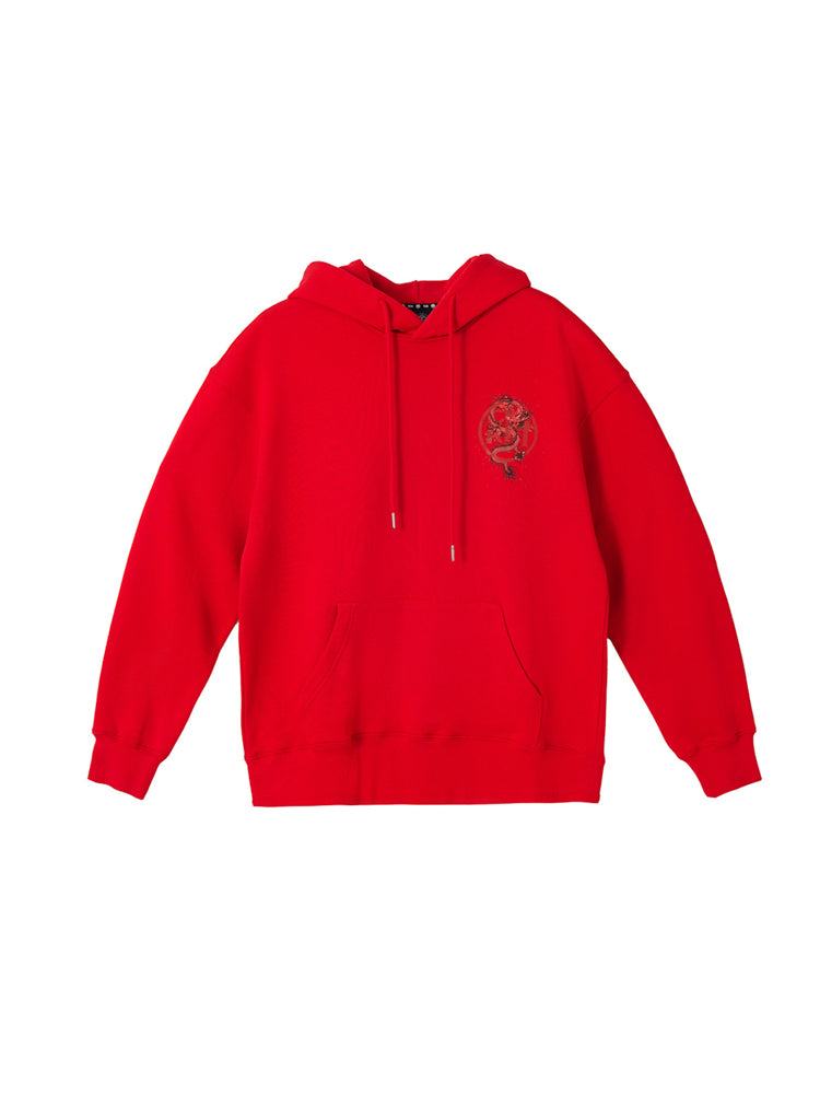tch cotton dragon rhinestone hoodie red HighEnd Luxury Streetwear Brand Official Showcase