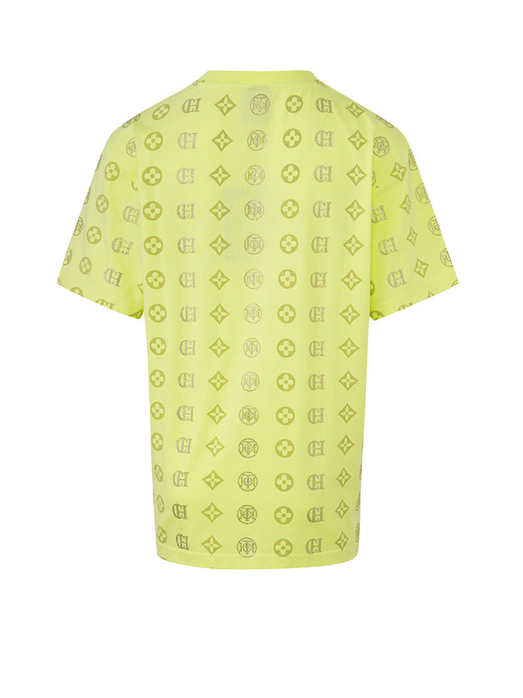 tch geometry rhinestone all-over tee lightyellow HighEnd Luxury Streetwear Brand Official Showcase