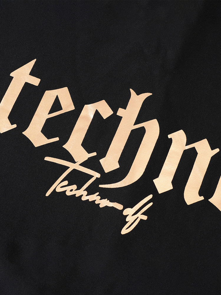 tch goldprint cotton sweatshirt with angel wings black HighEnd Luxury Streetwear Brand Official Showcase