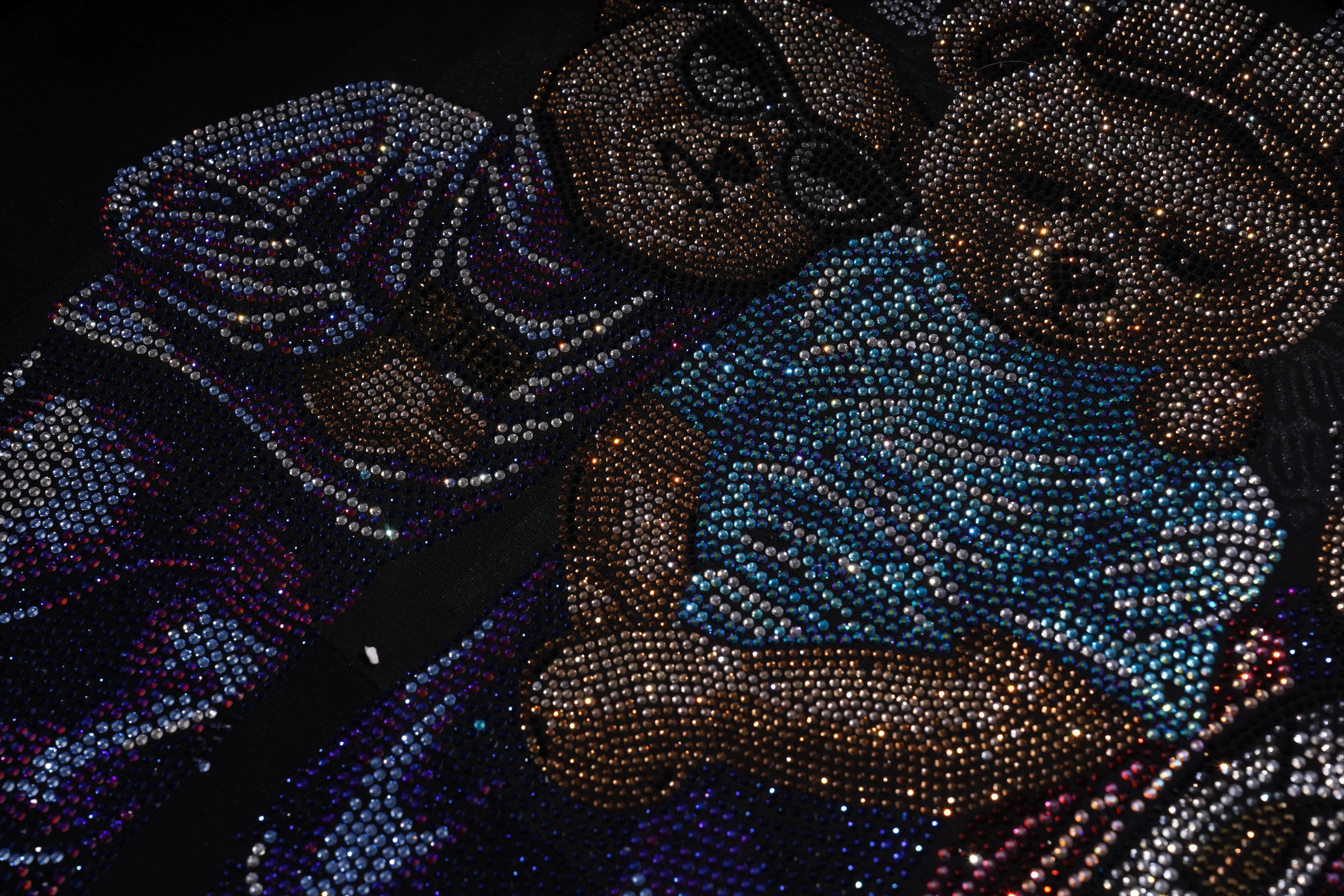 TCH HMUCH Rhinestone Triple Bear Sweatshirt Luxury Streetwear Brand Official Showcase