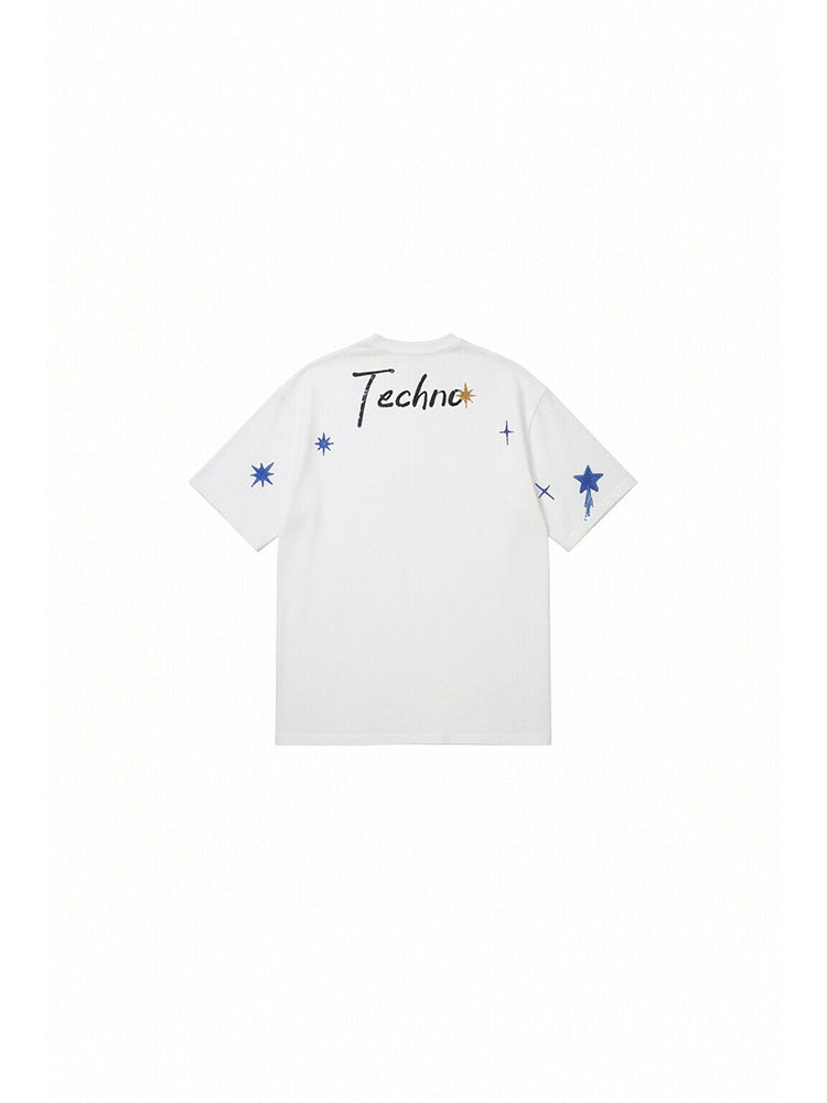 tch horse rhinestone cotton sparkling t-shirt white HighEnd Luxury Streetwear Brand Official Showcase