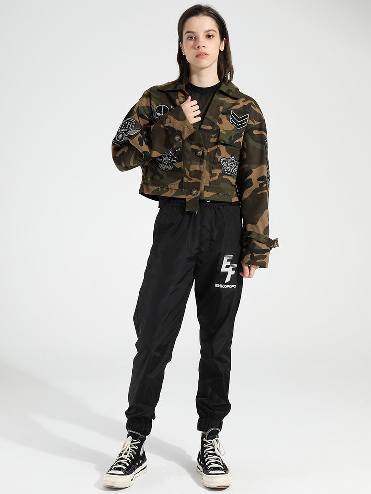 tch hot diamond camo cropped jacket camo HighEnd Luxury Streetwear Brand Official Showcase