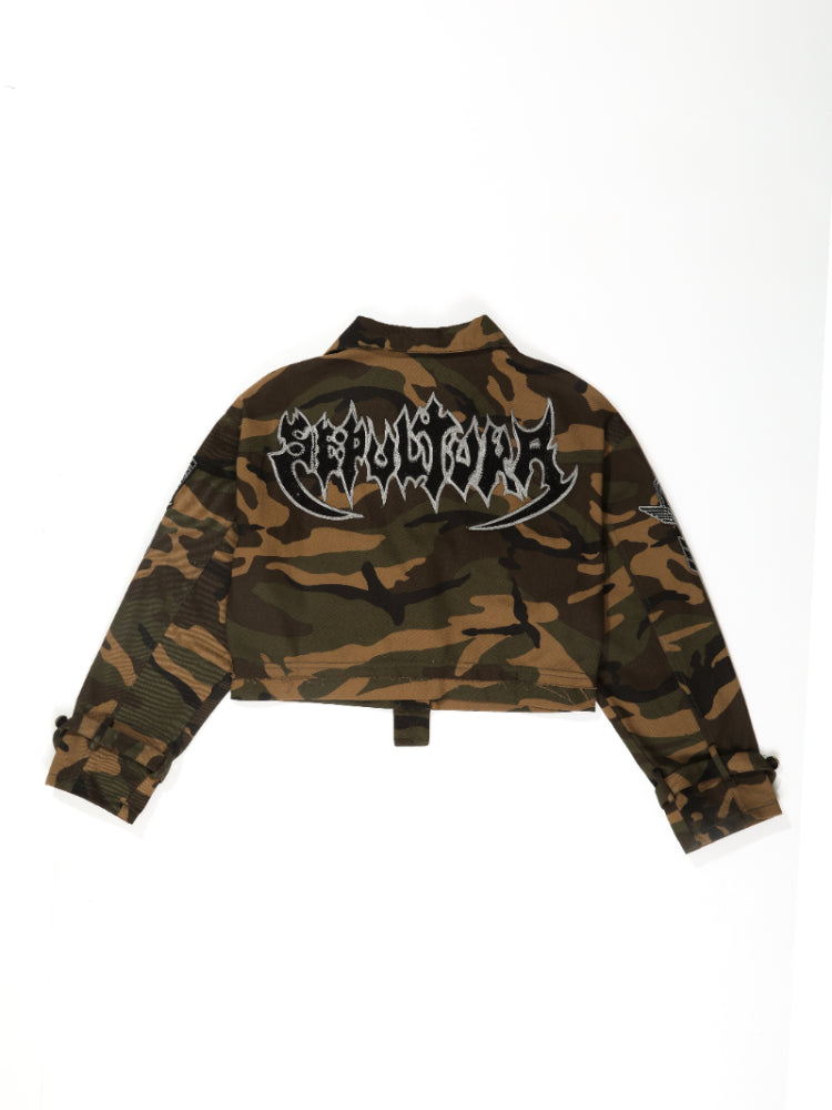 tch hot diamond camo cropped jacket camo HighEnd Luxury Streetwear Brand Official Showcase