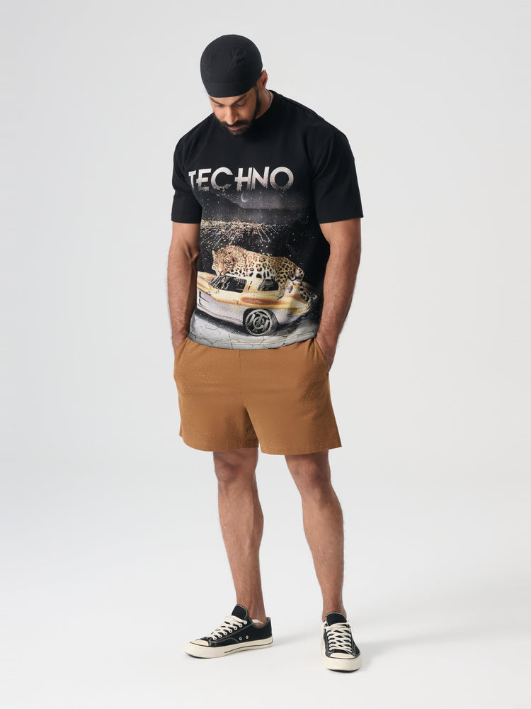 tch men's printed crew neck t-shirt black HighEnd Luxury Streetwear Brand Official Showcase