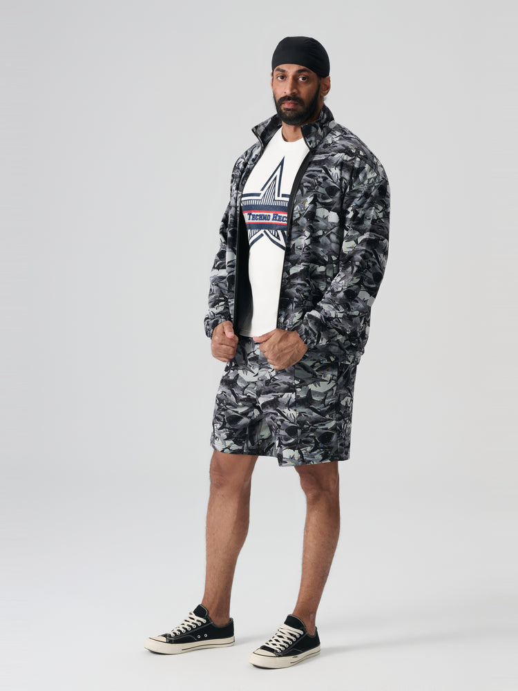 TCH Men's Rhinestone Outdoor Tide Hybrid Jacket with pockets multicolor HighEnd Luxury Streetwear Brand Official Showcase