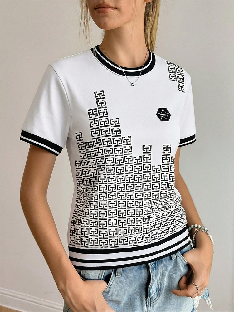 tch monogrammed urban graphic tee white HighEnd Luxury Streetwear Brand Official Showcase
