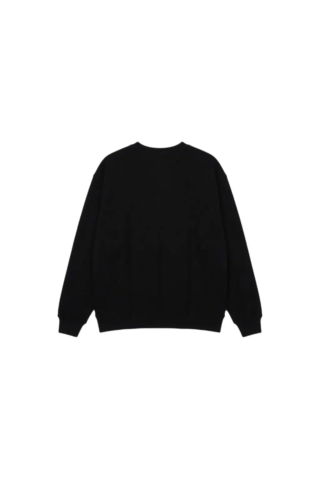 Black sweatshirt on a white background， TCH Peacock Embroidered Rhinestone Sweatshirt