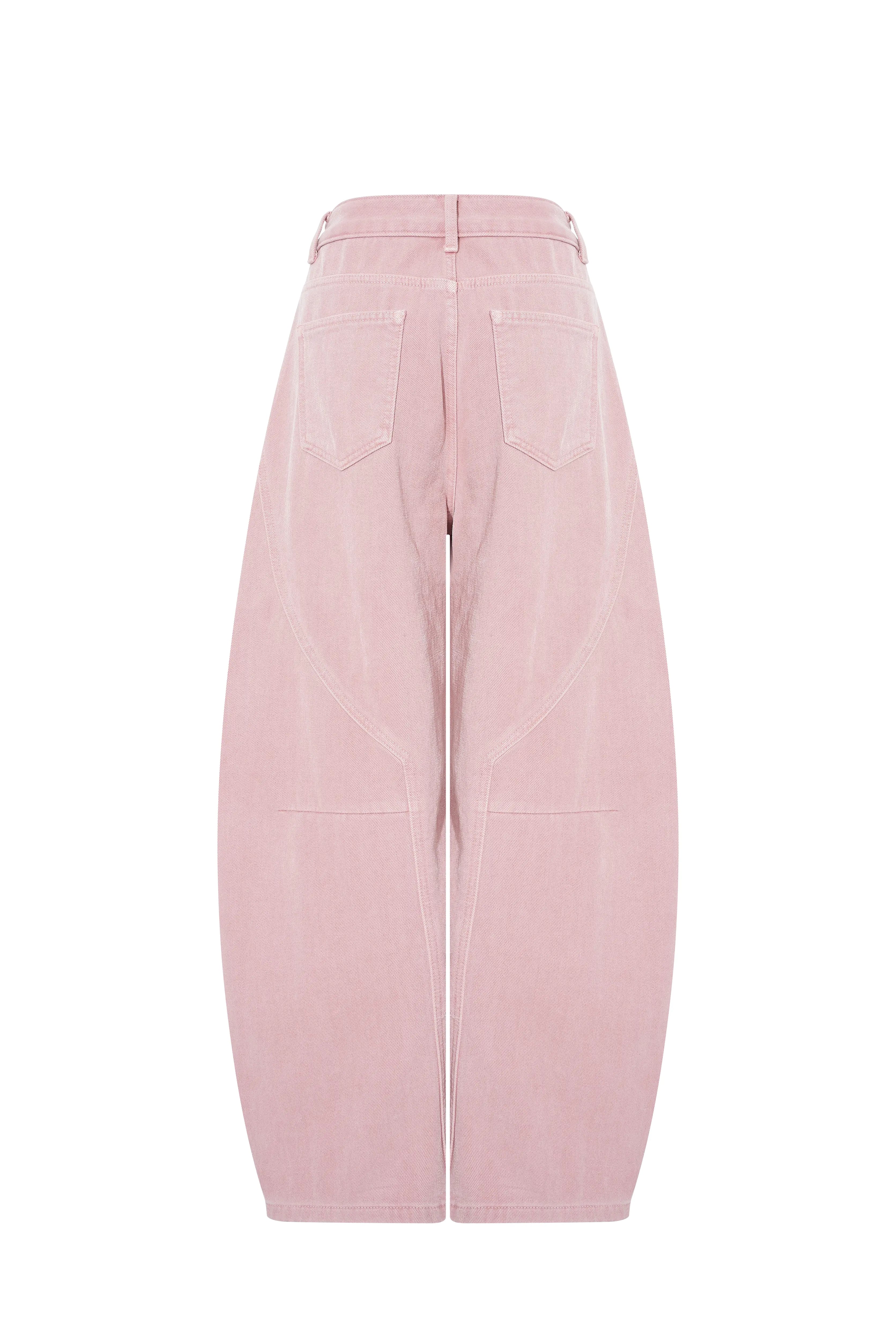 Pink pants on a white background, TCH Pink Rhinestone Bear & Floral Wide-Leg Pants